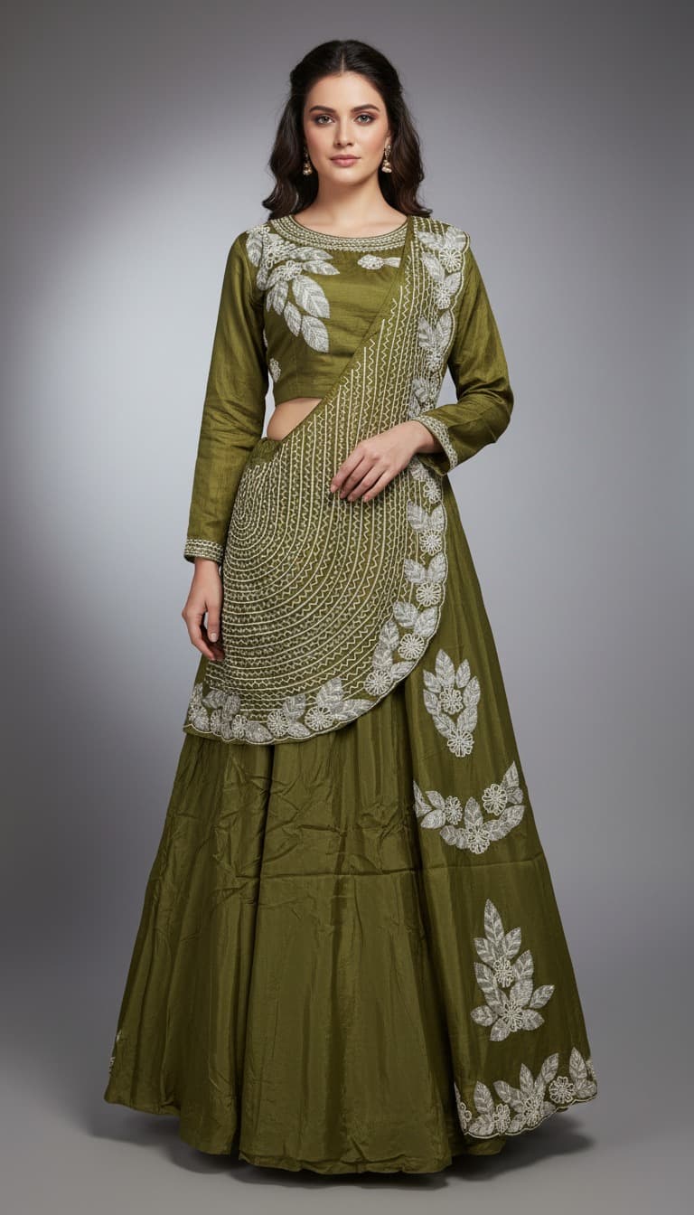 Emerald Bridal Banarasi Saree