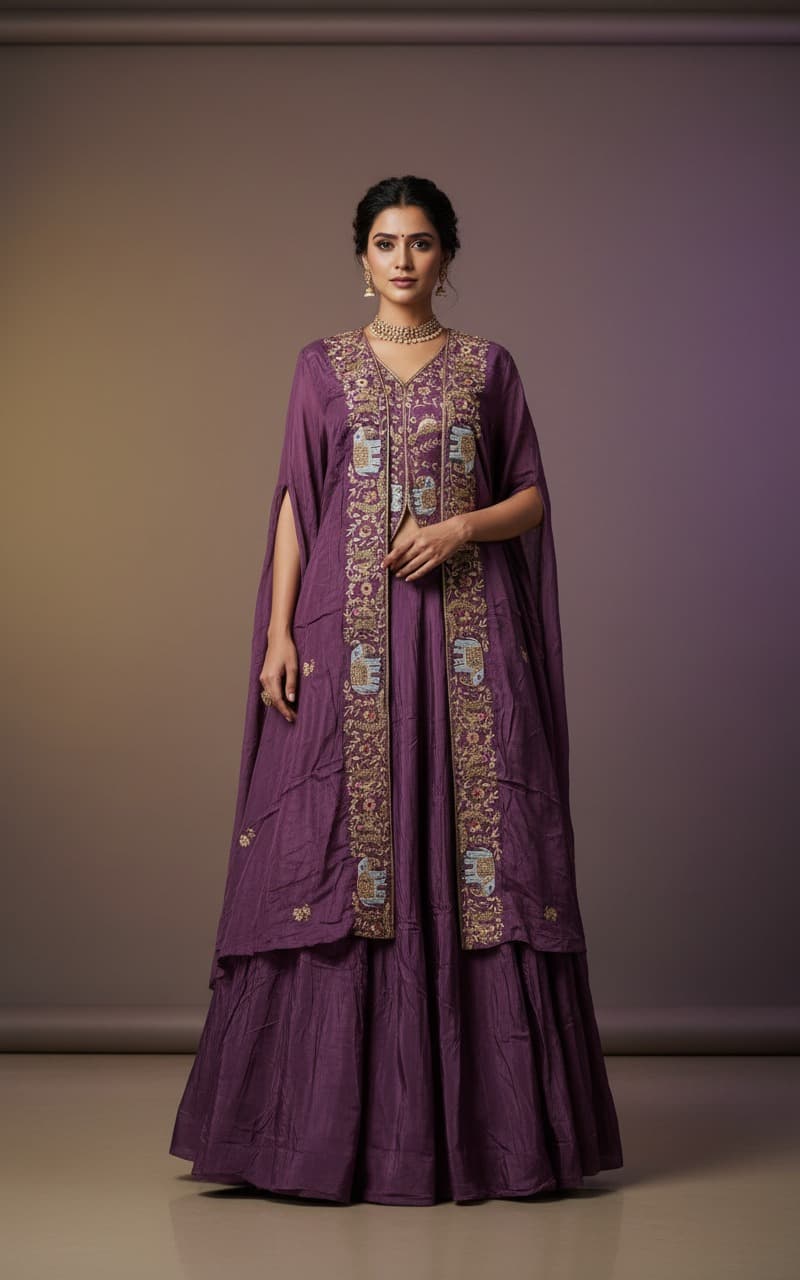 Rose Gold Bridal Lehenga