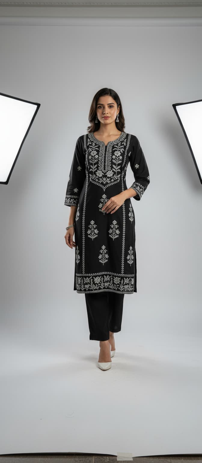 Modern Pink Office Kurti