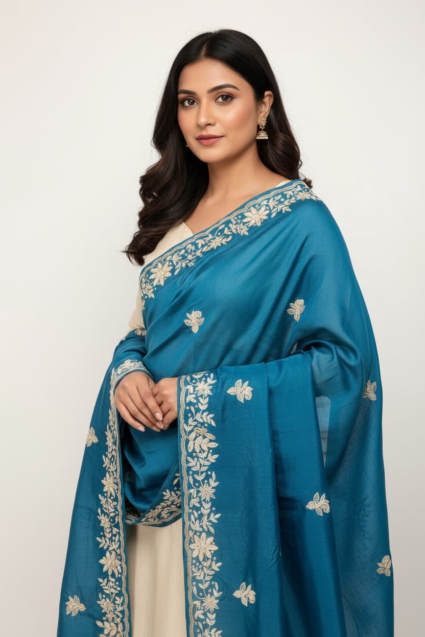 Soft Peach Cotton Saree